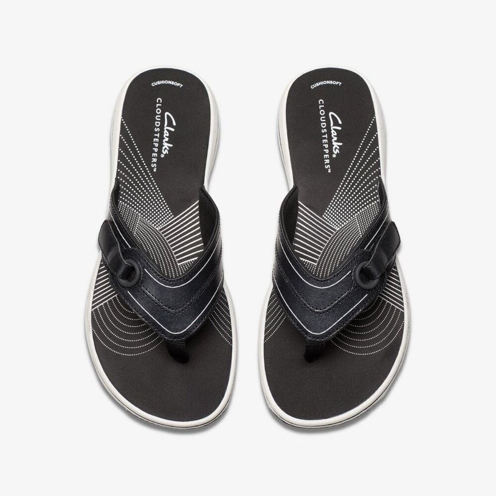 New Clark’s Breeze Reyna Black Sandals